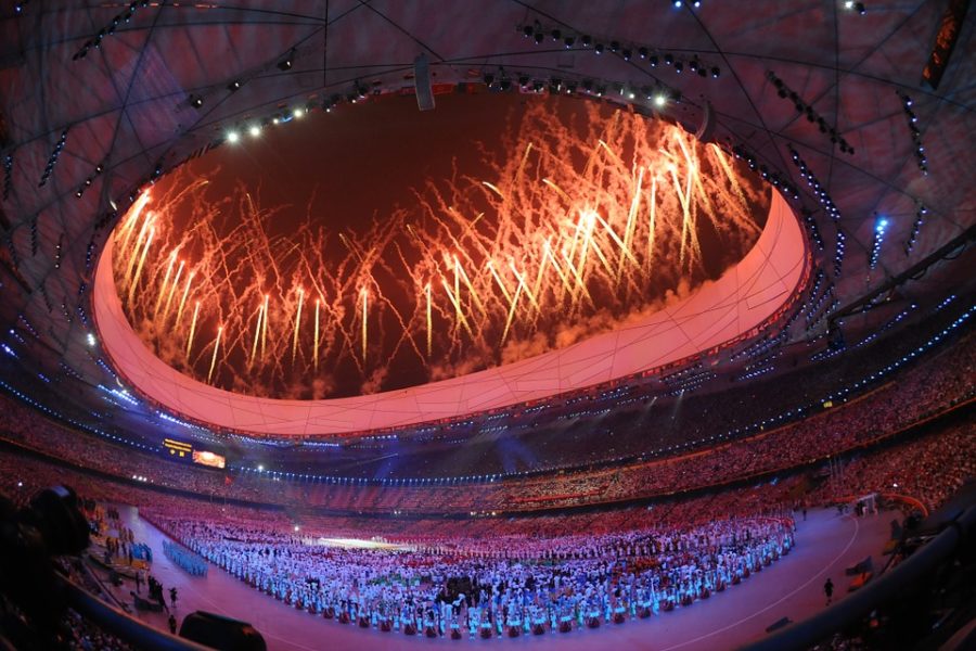 Olympics Fireworks Beijing China Opening Ceremony