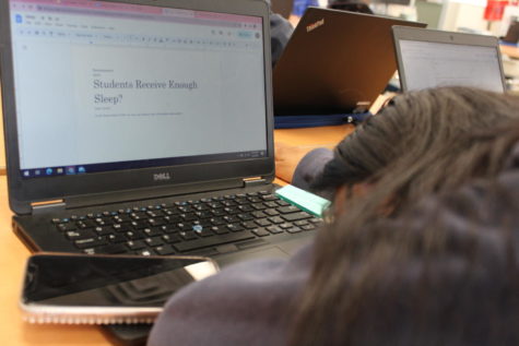 With a packed schedule, many students do not have much sleep.