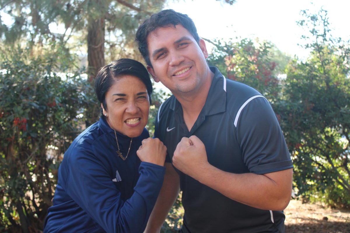 Mr. Arias (right) & Ms. Garcia (left) advisory classes compete against each other.