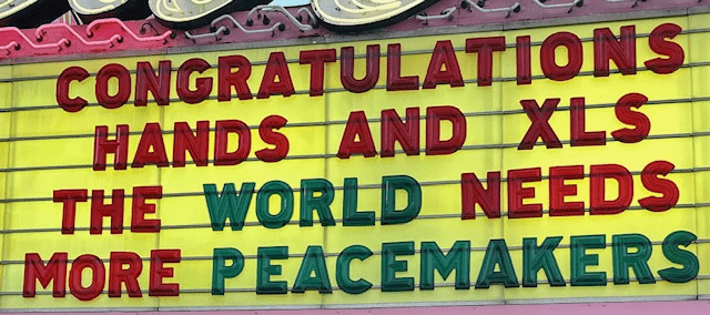 Star Theatre holds farewell ceremony for Hands of Peace participants.