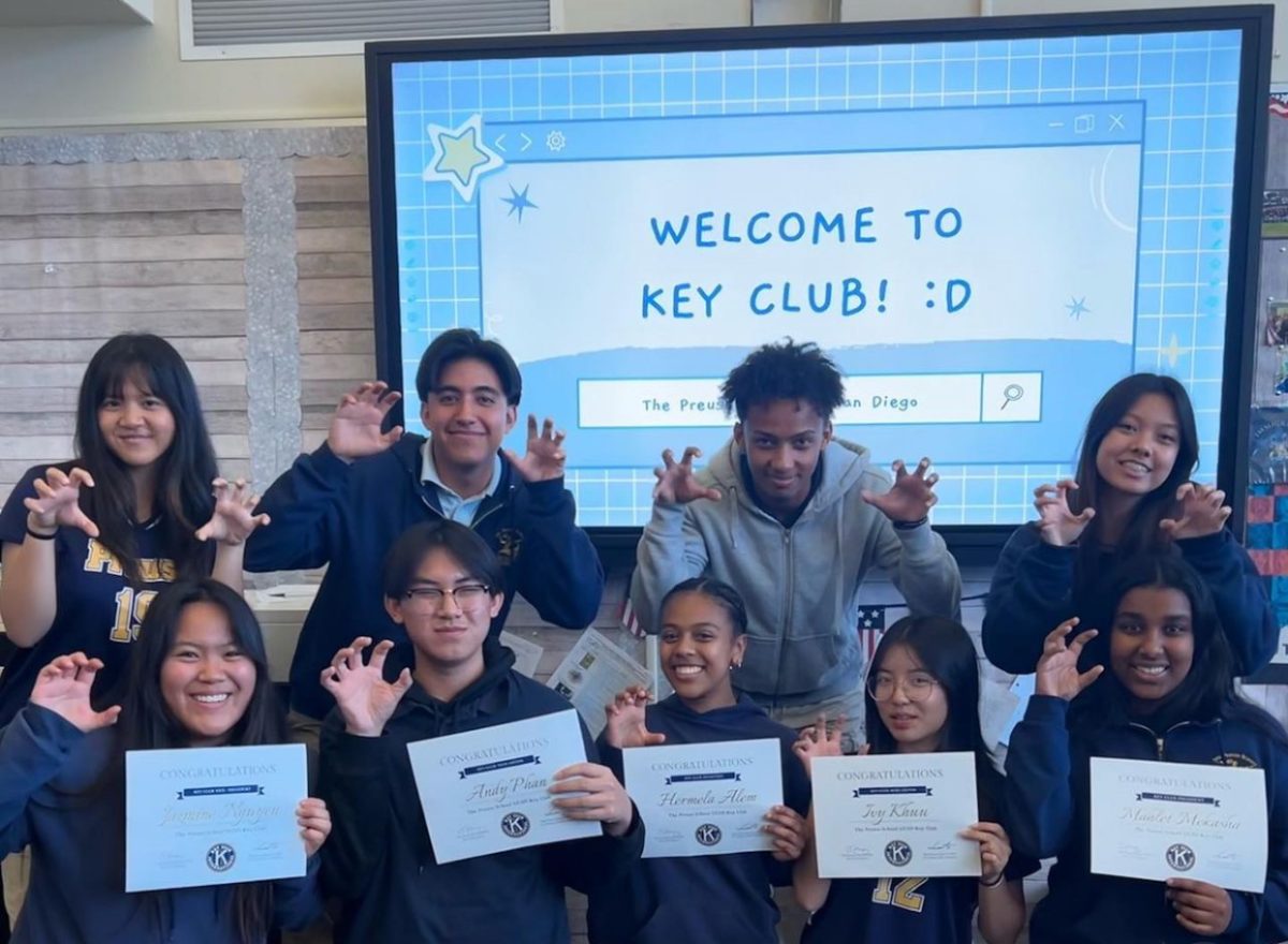 The Preuss Key Club welcomes the officers for the 2024-2025 school year.