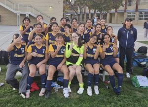 Girls Varsity Soccer After A Win!