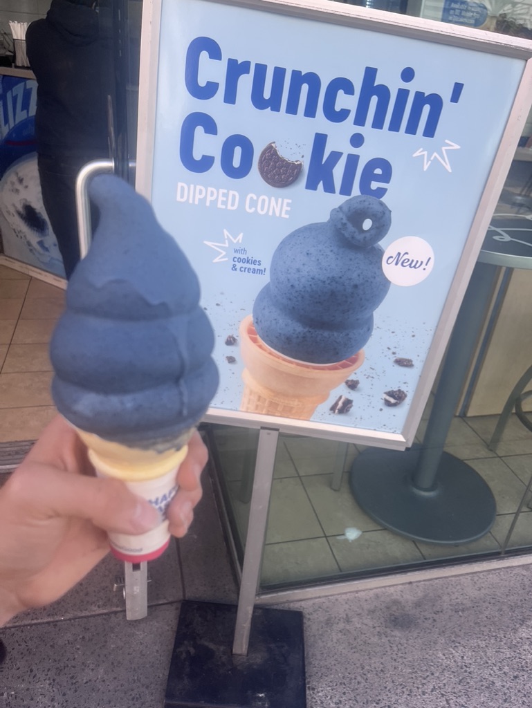 Crunchin Cookie Dipped Cone from Dairy Queen
