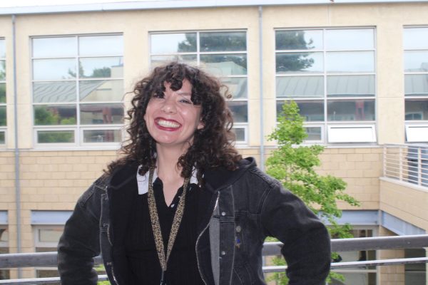 Ms.Hannah posing for a photo.