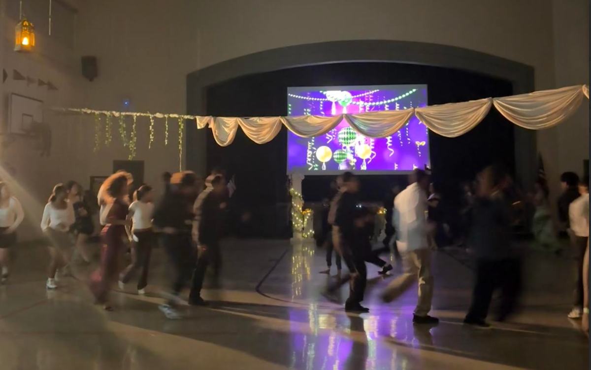 Students danced at the Fall Formal.