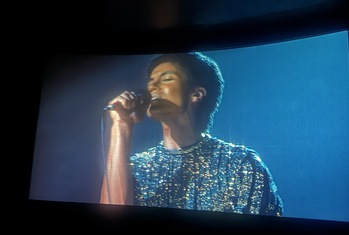 A scene from the Michael Jackson biopic film called Michael.