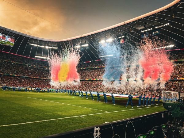 Opening celebration for the World Cup.